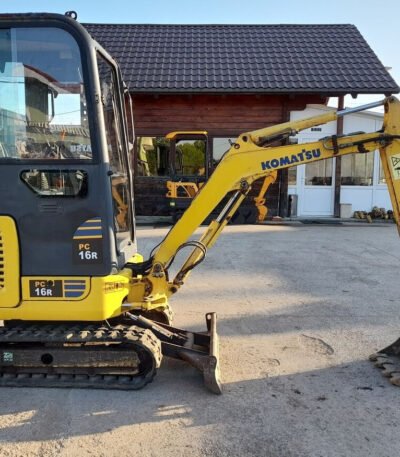 photo du produit Mini Pelle KOMATSU PC16R – Occasion 2007
