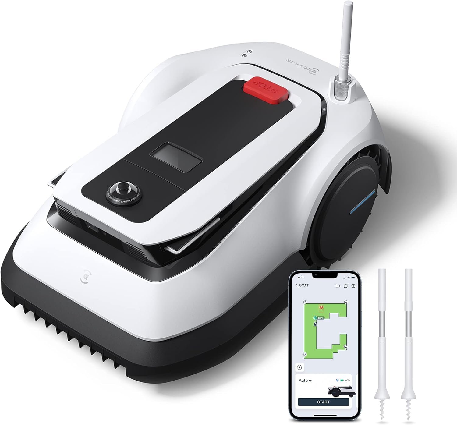 1-34.jpg photo du produit Robot Tondeuse Intelligent ECOVACS GOAT G1