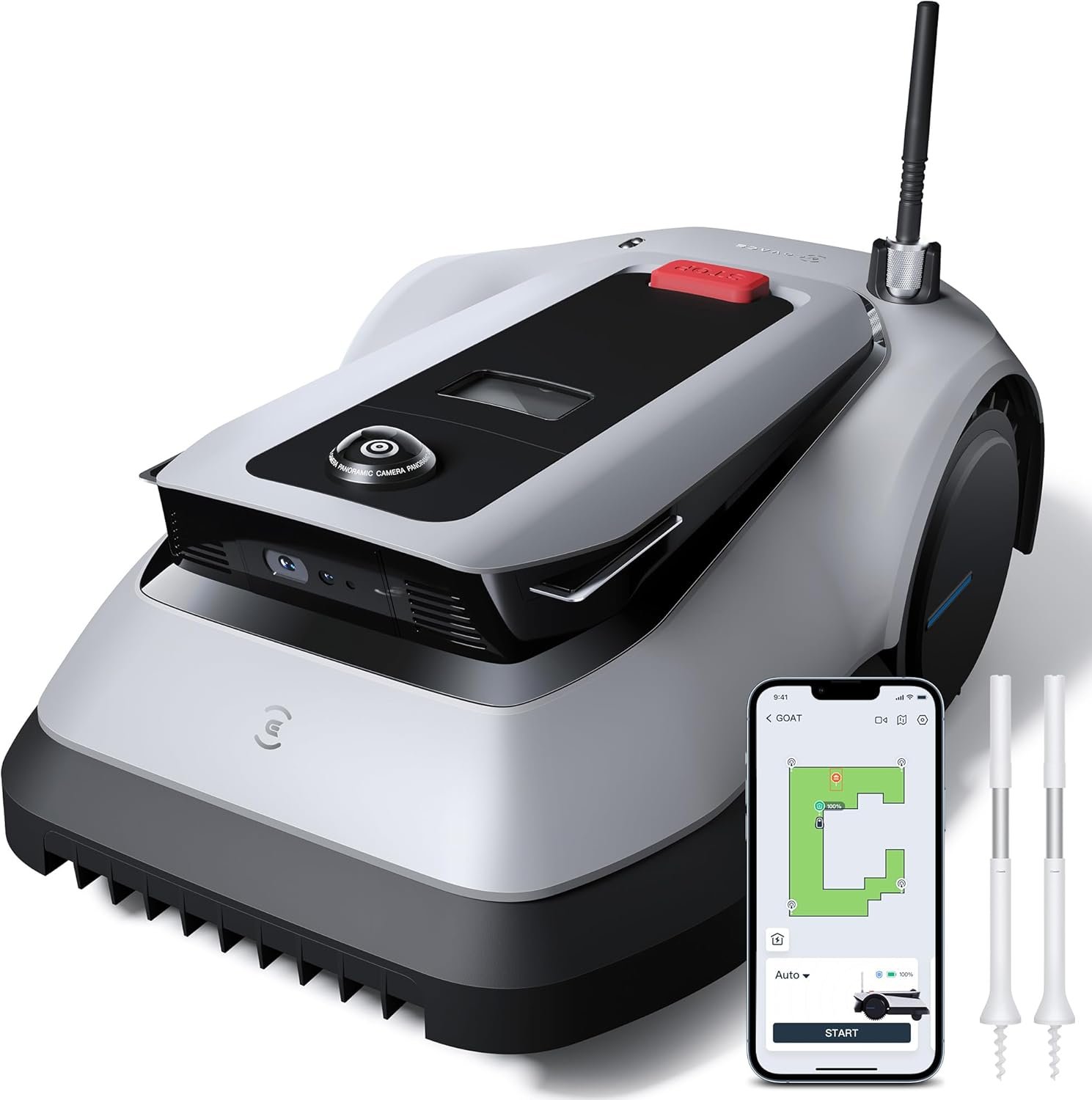 A1-1.jpg photo du produit ECOVACS GOAT G1 – Robot Tondeuse Intelligent