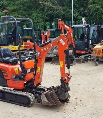 photo du produit Kubota K008-3 (2021) – Mini Pelle 0,98T, 700 Heures, 3 Godets