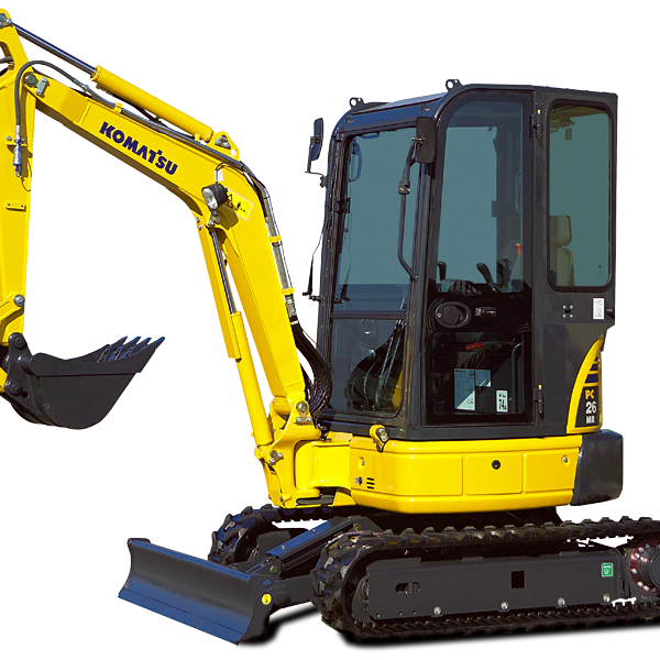 photo du produit Komatsu PC26MR-3 (2013) – Mini Pelle 2,8T, 4132 Heures, 3 Godets Inclus