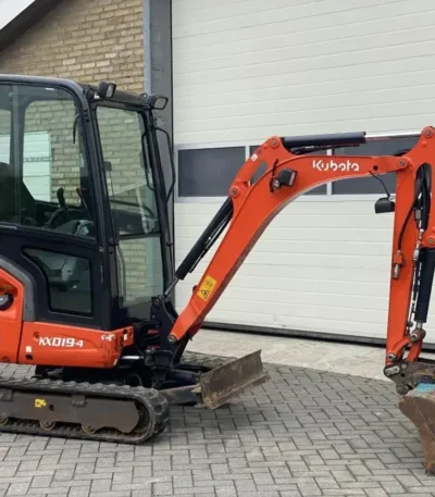 photo du produit Kubota KX019-4 (2012) – Mini Pelle 1,8T, 8386 Heures, 3 Godets