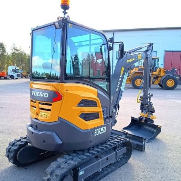 photo du produit Mini Pelle Volvo ECR 25D + ENGCON – 2016, 1100 h, 3 Godets